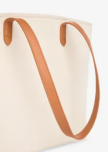 Borsa shopper in tela, bonprix