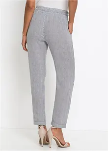 Pantaloni in misto lino, bonprix