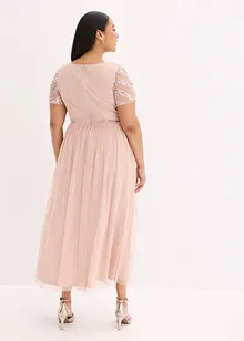 Abito lungo con paillettes, bonprix