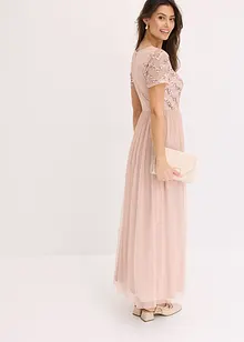 Abito lungo con paillettes, bonprix