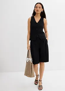 Gilet comodo in maglia punto Roma, bonprix