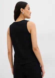 Gilet comodo in maglia punto Roma, bonprix
