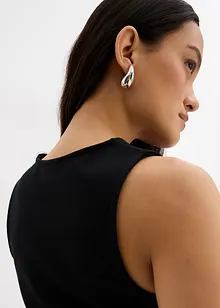 Gilet comodo in maglia punto Roma, bonprix