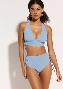 Bikini a bustier con spalline incrociate (set 2 pezzi), bonprix