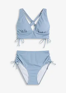 Bikini a bustier con spalline incrociate (set 2 pezzi), bonprix