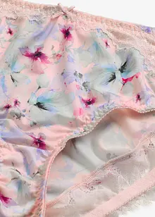 Slip alto con effetto lucido (pacco da 2), bonprix