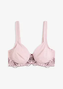 Reggiseno minimizer con ricami delicati, bonprix