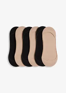 Fantasmini con cotone biologico e strisce di silicone, ballerina fit (pacco da 6), bonprix