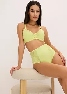 Slip a vita alta con pizzo delicato, bonprix