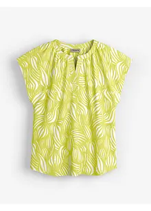Maglia serafino in misto viscosa morbido, bonprix