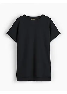 T-shirt asimmetrica in jersey di cotone pesante, bonprix