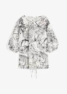 Blusa a maniche corte in puro cotone, bonprix