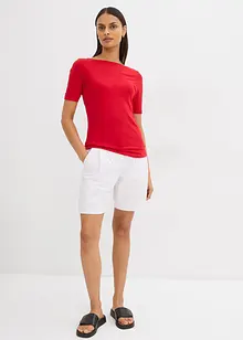 T-shirt in fine viscosa, bonprix