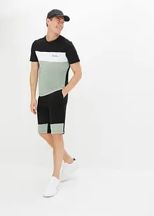 T-shirt e bermuda in felpa (set 2 pezzi), bonprix