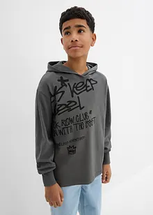 Felpa oversize con cappuccio, bonprix