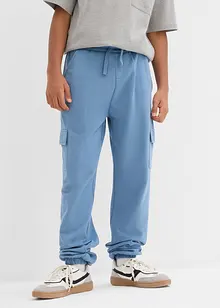 Pantaloni da jogging con tasconi in puro cotone biologico, bonprix