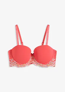 Reggiseno a balconcino con pizzo colorato, bonprix