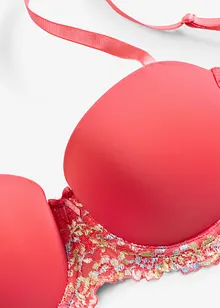 Reggiseno a balconcino con pizzo colorato, bonprix