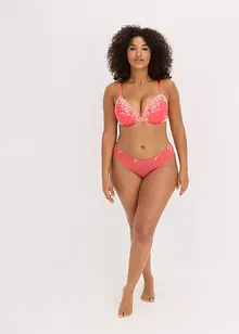 Reggiseno con coppe preformate e pizzo colorato (pacco da 2), bonprix