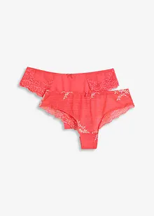 Brasiliana con pizzo colorato (pacco da 2), bonprix