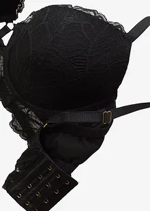 Reggiseno con coppe preformate e pizzo morbido, bonprix
