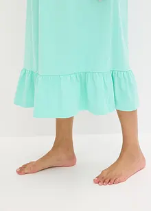 Camicia da notte con pieghe e balza, bonprix