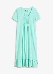 Camicia da notte con pieghe e balza, bonprix