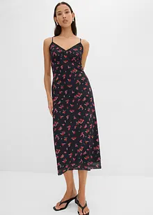 Abito lungo in mesh, bonprix