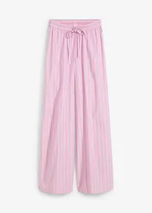 Pantaloni con elastico in vita in puro cotone, bonprix