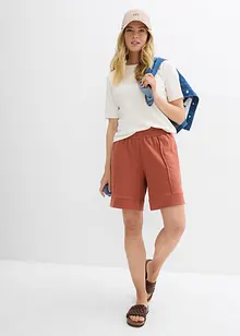 Shorts in felpa di misto cotone, bonprix