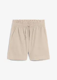 Shorts misto lino, bonprix