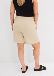 Shorts misto lino, bonprix