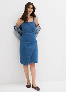 Abito di jeans con effetto a portafoglio, bonprix