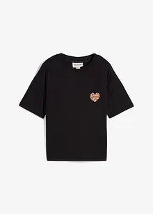 Maglietta cropped con spalle scese, bonprix