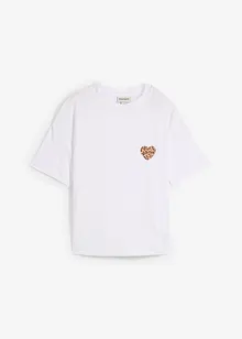 Maglietta cropped con spalle scese, bonprix