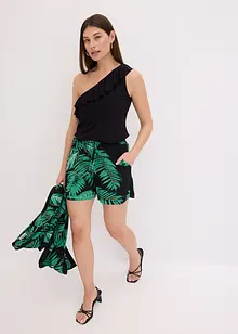 Shorts floreali in viscosa fluente, bonprix