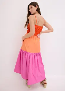 Abito con spalline in puro cotone, bonprix