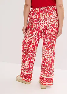 Pantaloni in jersey di misto viscosa morbido in fantasia, bonprix