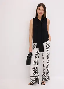 Top con fiocco al collo, bonprix