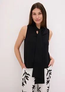 Top con fiocco al collo, bonprix