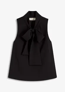 Top con fiocco al collo, bonprix