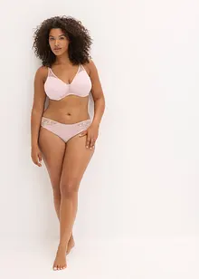 Reggiseno con ferretto e morbido cotone (pacco da 2), bonprix