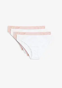 Slip con pizzo (pacco da 4), bonprix