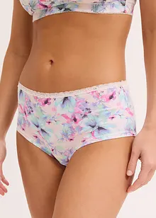 Culotte a vita alta con cotone biologico (pacco da 4), bonprix
