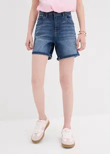 Bermuda in jeans, vita media, bonprix