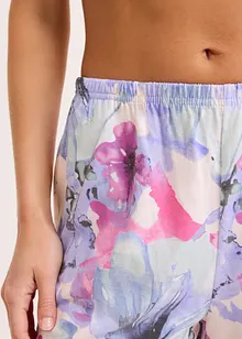Pantaloni pigiama corti in misto viscosa morbido (pacco da 2), bonprix