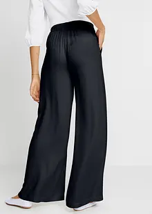 Pantaloni larghi in viscosa lucida leggera, bonprix