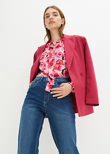 Jeans wide leg a vita alta, bonprix