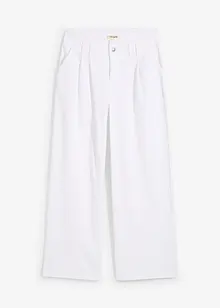 Jeans wide leg, vita bassa, bonprix