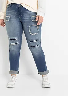 Jeans boyfriend, vita media, bonprix